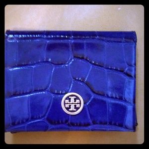 Tory Burch Embossed Foldable Card Case